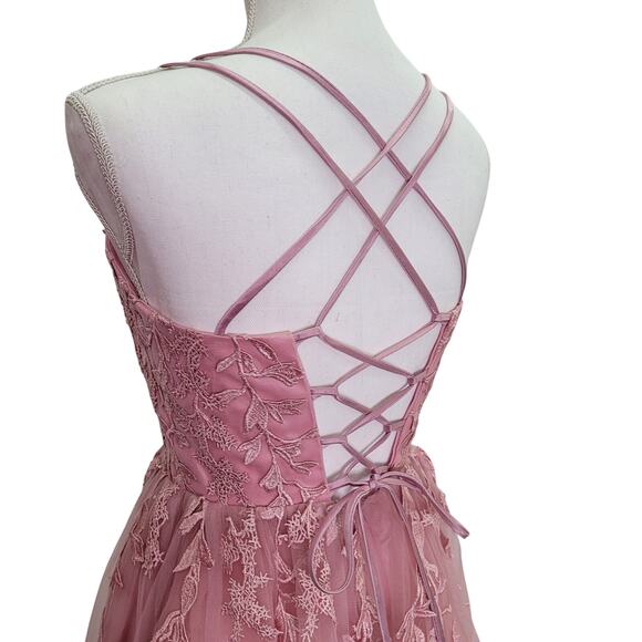 Beautiful Formal Gown Prom Dress Wedding Party Bridesmaid MOTB - Picture 6 of 15